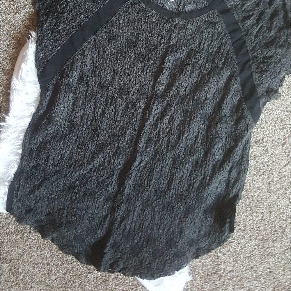 Free People lace shirt Size Medium - Picture 7 of 8